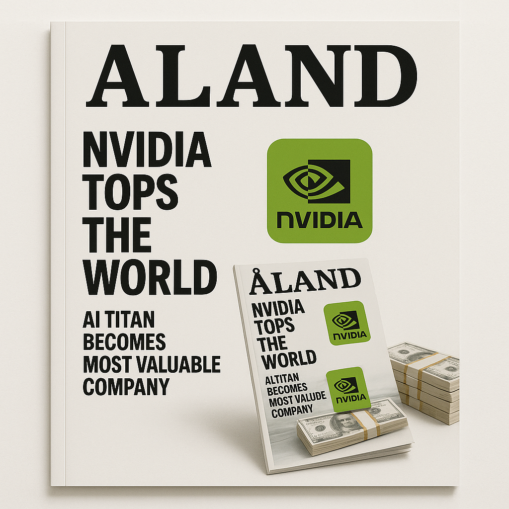 ALAND Magazine – Nvidia Most Valuable Company Cover